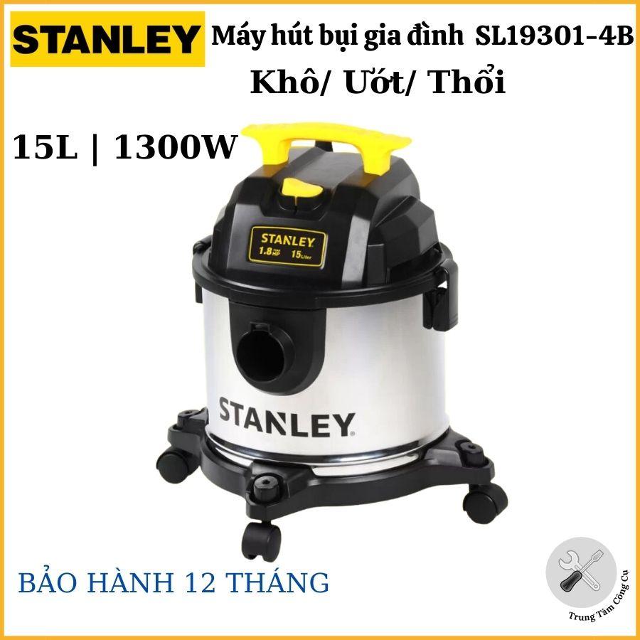Máy hút bụi gia đình 15L Stanley SL19301-4B công suất 1300W đa năng hút bụi Khô | Ướt | Thổi - Hàng chính hãng