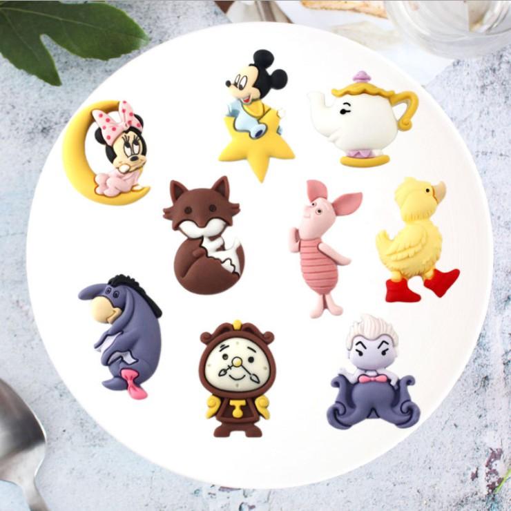 HN * Charm nhân vật Cartoon Network - Beauty and The Beast, Duckling, Mermaid trang trí dép Crocs Jibbitz, DIY