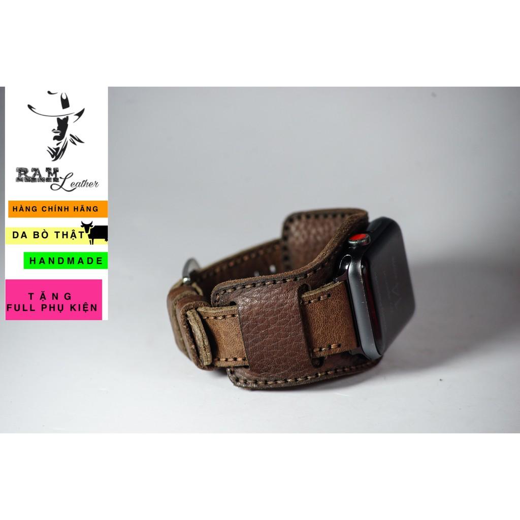 Dây đồng hồ da bò handmade - RAM 1951 + B2