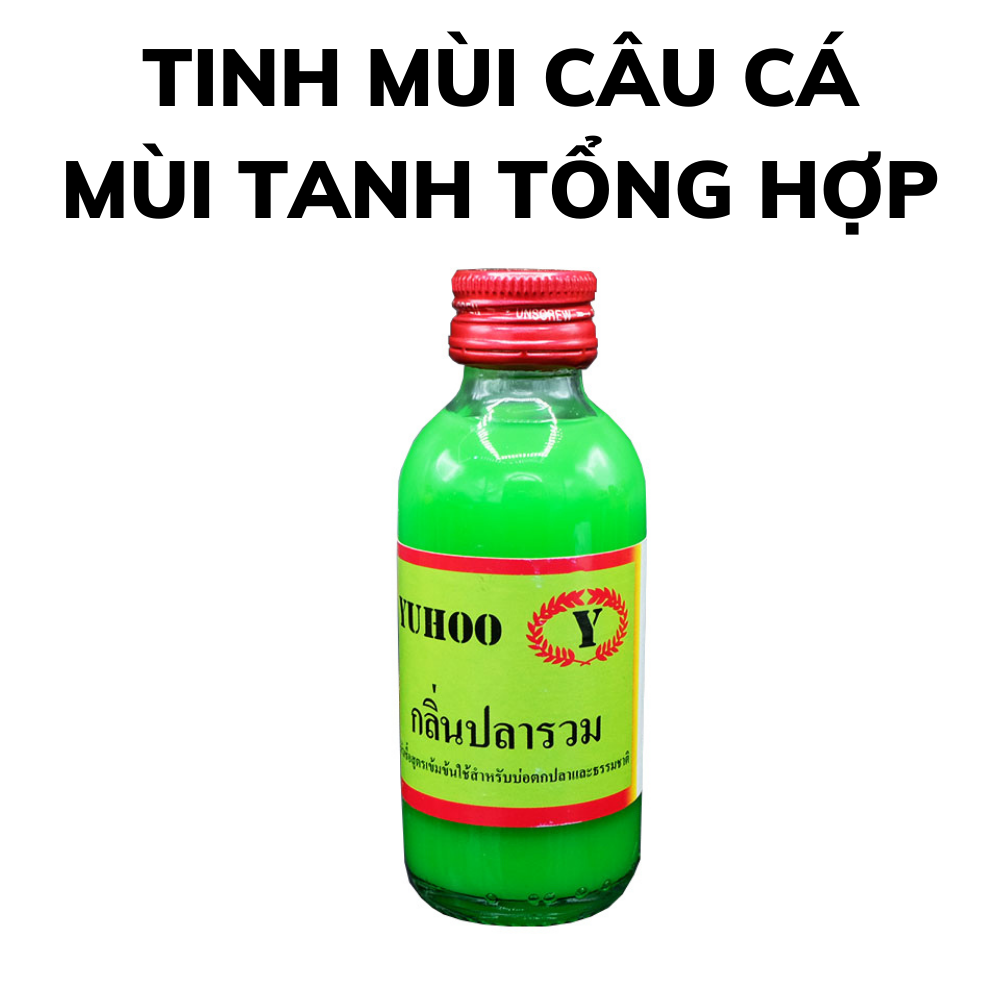 Tinh mùi câu cá rô phi chai 60ml dòng yuhoo, dùng làm thính dụ mồi nhử rô phi lưỡi đơn câu đài câu cần tay ở ao hồ đập nước sông suối tự nhiên cực nhạy