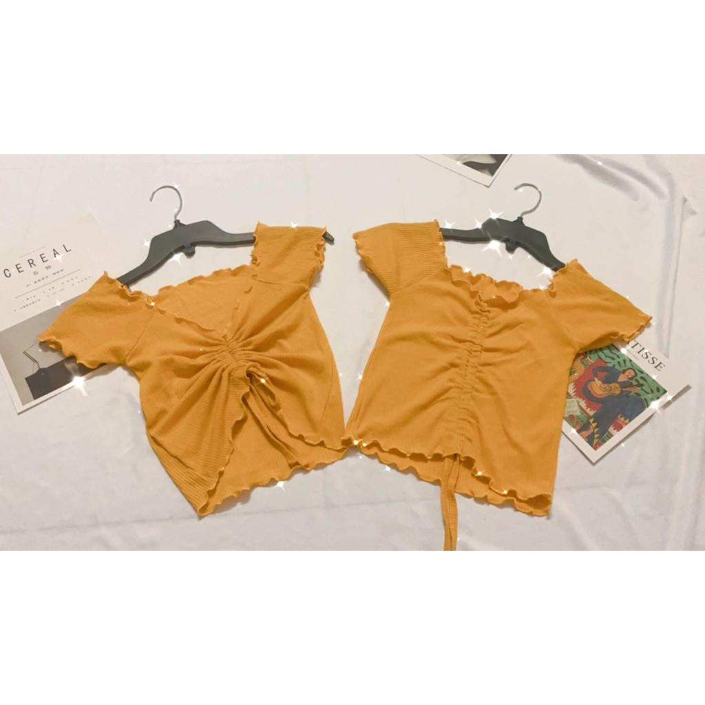 Áo croptop rút dây giữa TN A5104