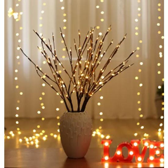 Đèn Led hình nhánh cây giả hình cành đào cao 70 cm Trang Trí Nhà Cửa Xinh Xinh vào dịp Tết