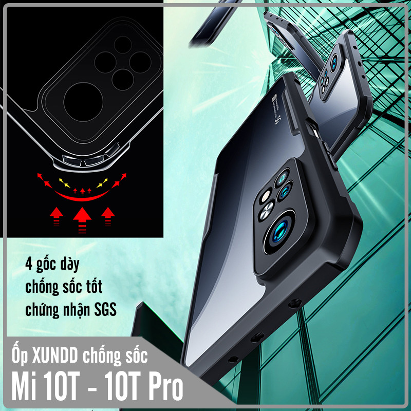 Ốp lưng cho Xiaomi Mi 10T Pro - Redmi K30S chống sốc trong viền nhựa dẻo XunDD - Hàng Nhập Khẩu