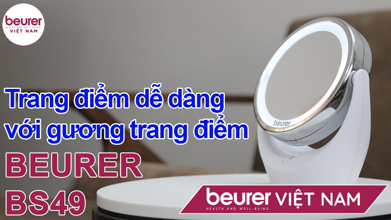 Gương Trang Điểm Beurer BS55 (Loại Đèn Led) - Hàng Chính Hãng