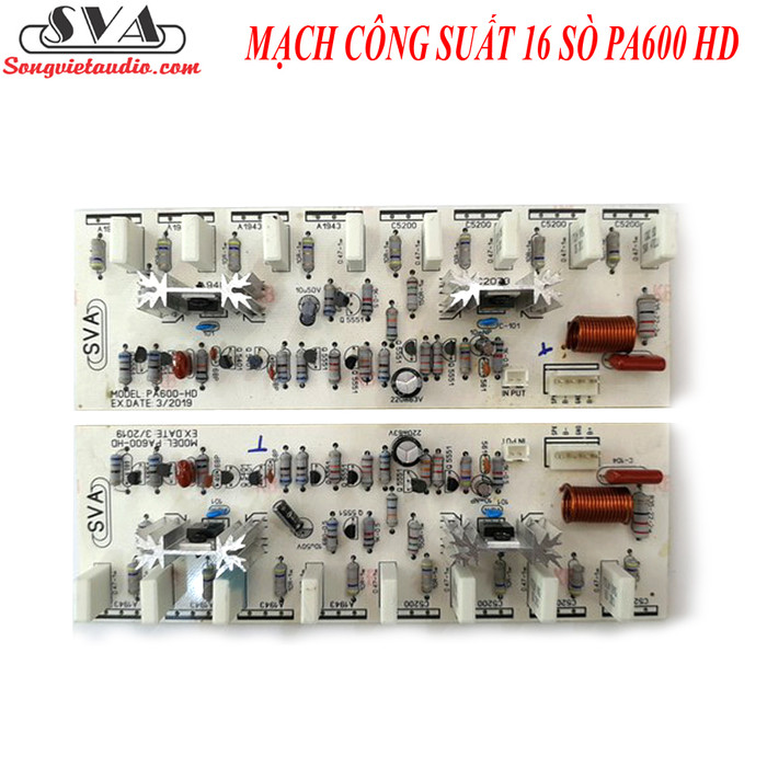 MẠCH CÔNG SUẤT 16 HD SỢI THỦY TINH - CẶP