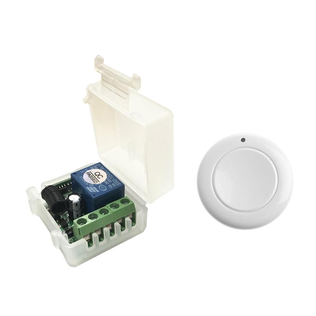 DC 12V 1 Channels Remote Control Switch Control Wireless RF Relay 1 Receiver With 1 Transmitter B