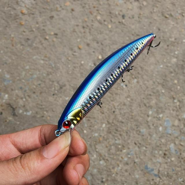 Mồi giả câu cá chẽm, hồng Minnow Kingdom 3523