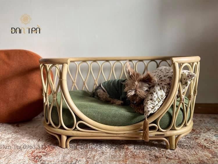 Củi Mây Newborn - Nôi Mây Pet thú cưng - Nôi Mây Decro-Phụ Kiện Mây Tre Đan- Đan Trà Decor