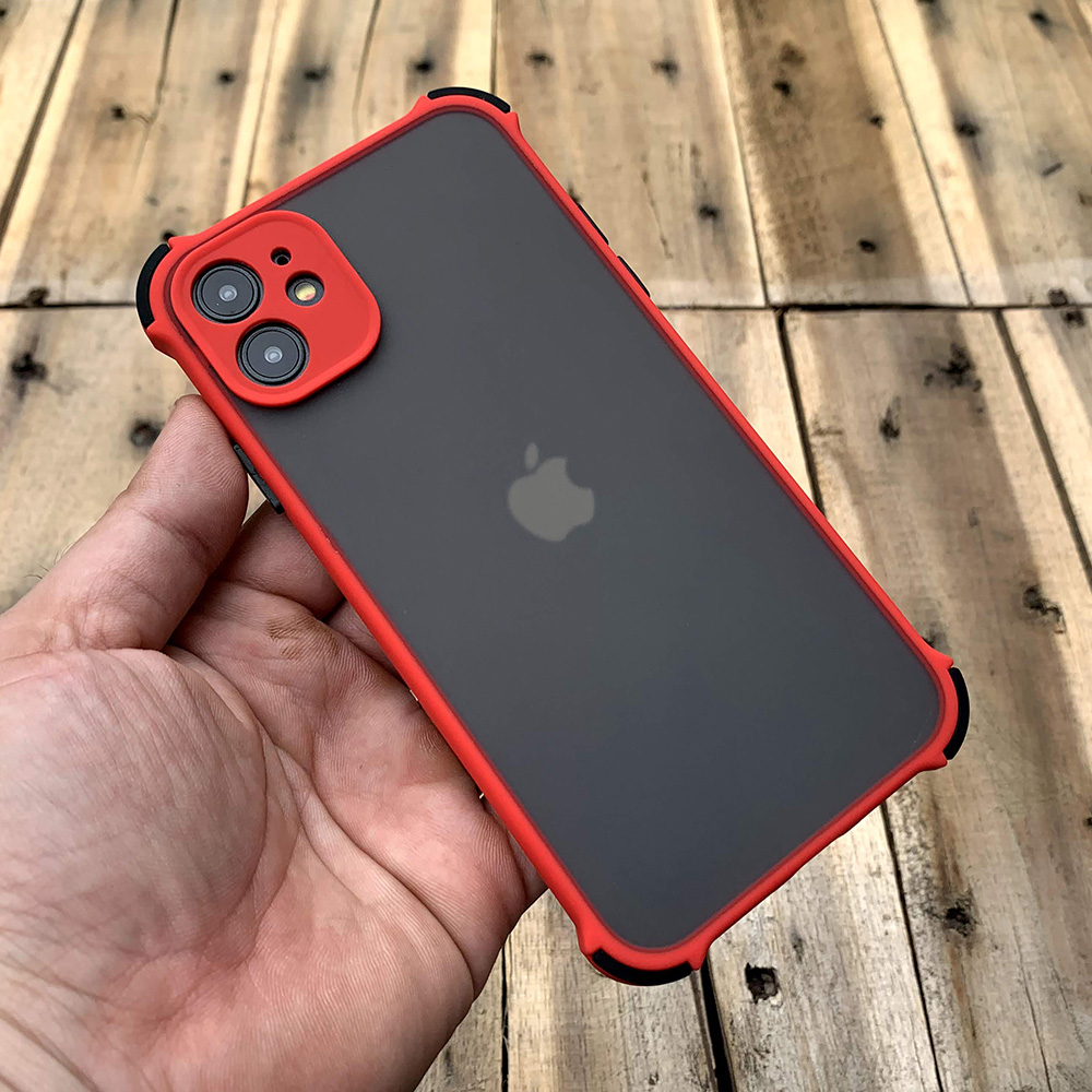 Ốp lưng chống sốc toàn phần màu đỏ dành cho iPhone 11