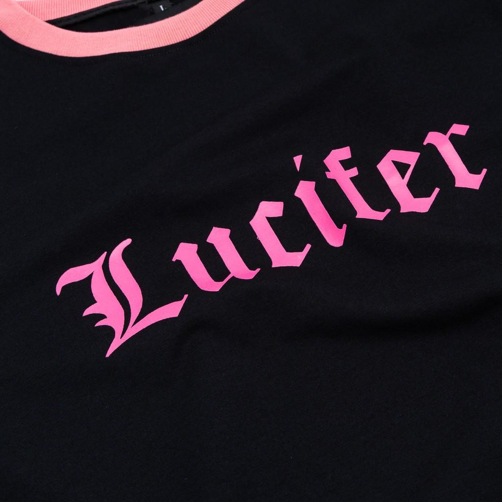 Áo thun Nam không tay chữ Lucifer