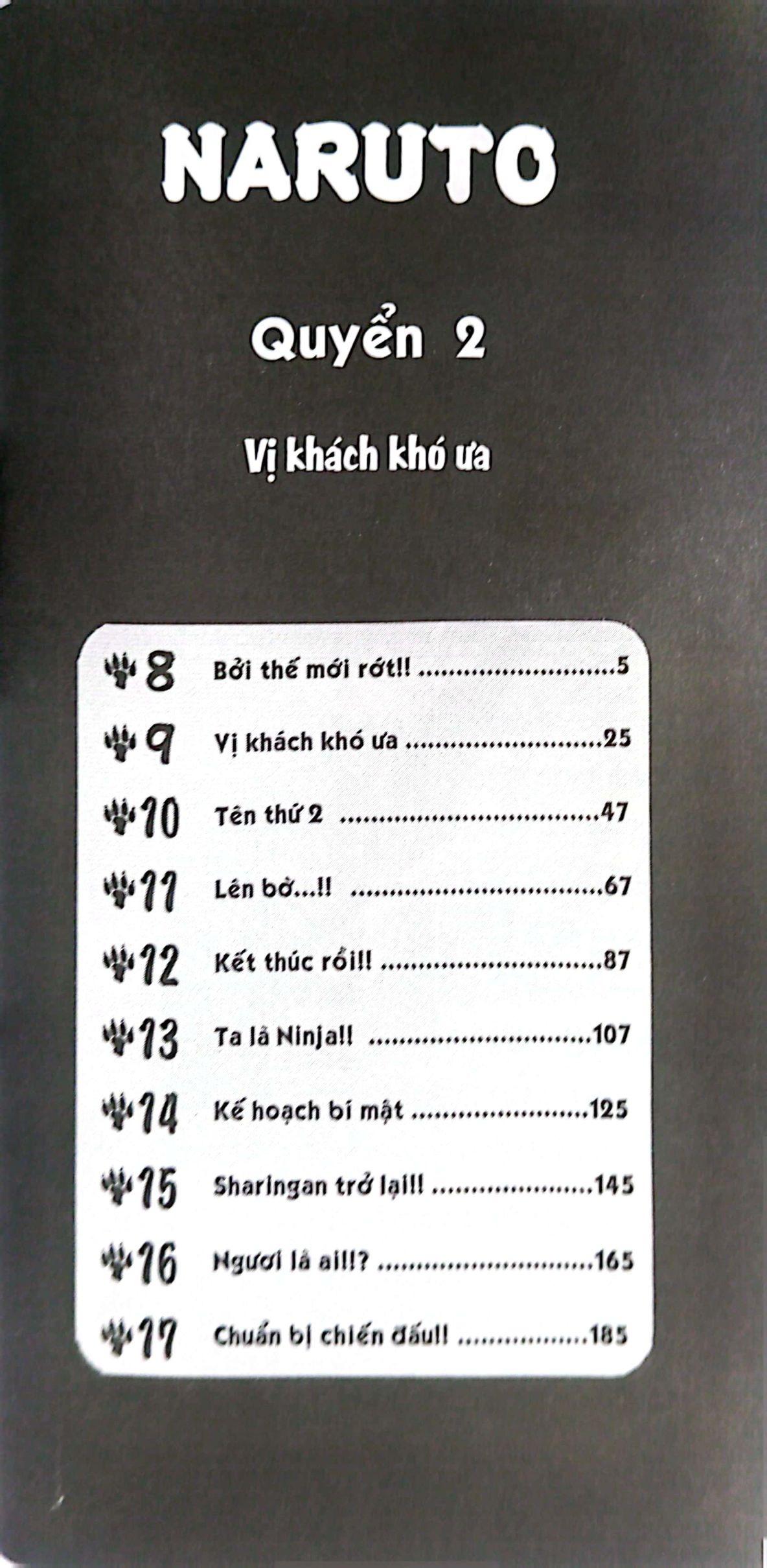 Sách - Naruto - Tập 2 - Vị Khách Khó Ưa (Tái Bản 2025)