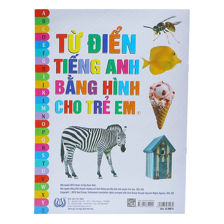 TỪ ĐIỂN TIẾNG ANH BẰNG HÌNH CHO TRẺ EM - TẬP 1