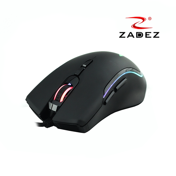 Chuột Gaming ZADEZ G156M 7200DPI, 4 Mức DPI, 7 Phím Chức Năng, Đèn LED RGB - Hàng Chính Hãng