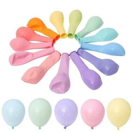 Bong bóng cao su màu pastel trang trí tiệc - Kool Style