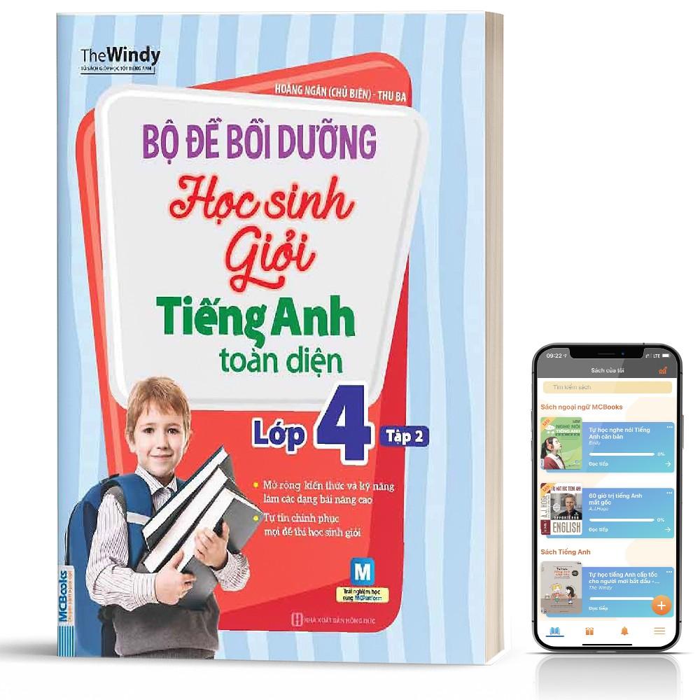 Sách - Bộ đề bồi dưỡng học sinh giỏi tiếng ANh toàn diện - Lớp 4, tập 2 ( tặng kèm bookmark sáng tạo )