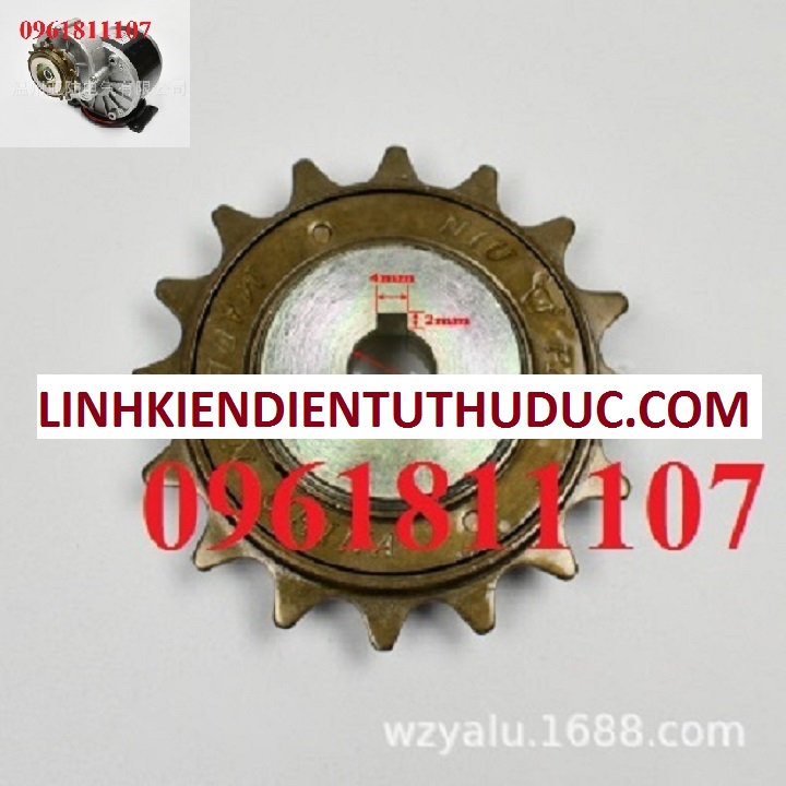 Liếp xe đạp cho motor giảm tốc