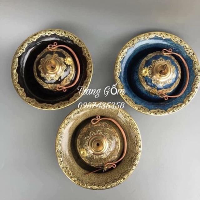 Bát men hoả biến 3 màu