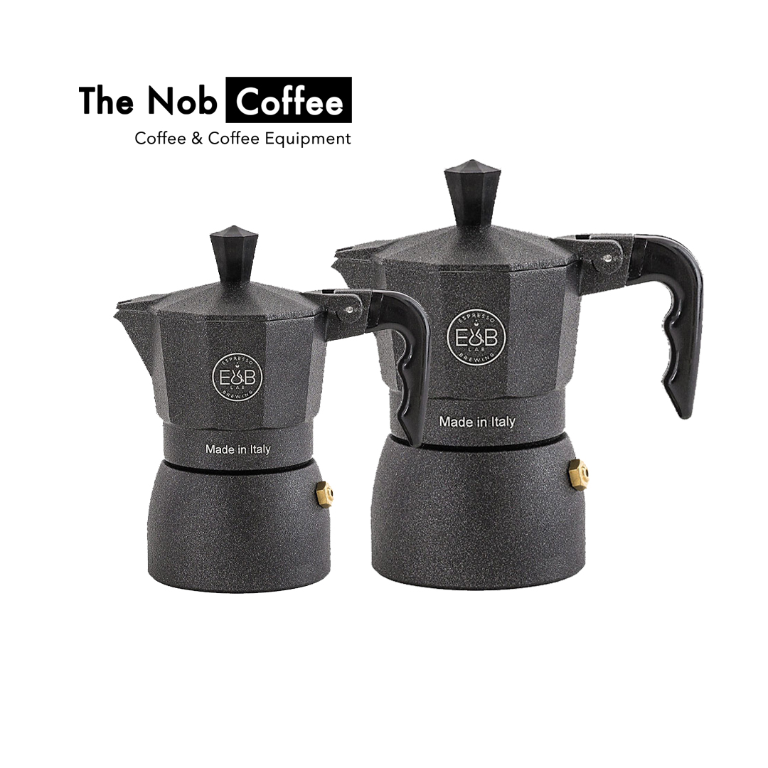 Ấm Classic Moka Pot hãng E&amp;B Lab | 3-6 Cup, Lưới lọc siêu mịn, made in Italy