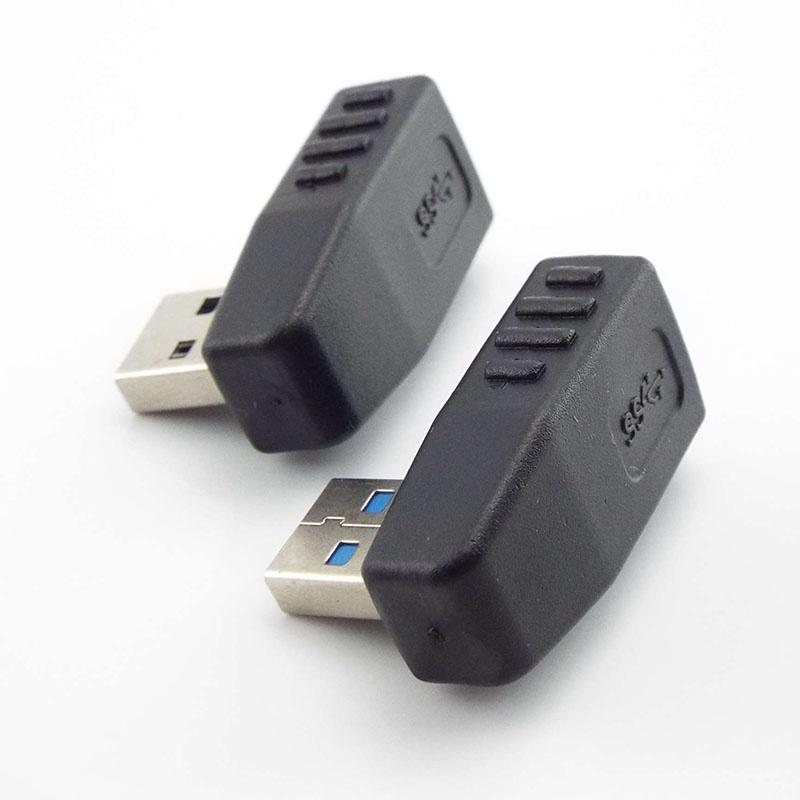 Đầu Nối Mở Rộng Usb 3.0 A Male Sang Female 90 Độ Cho Laptop PC
