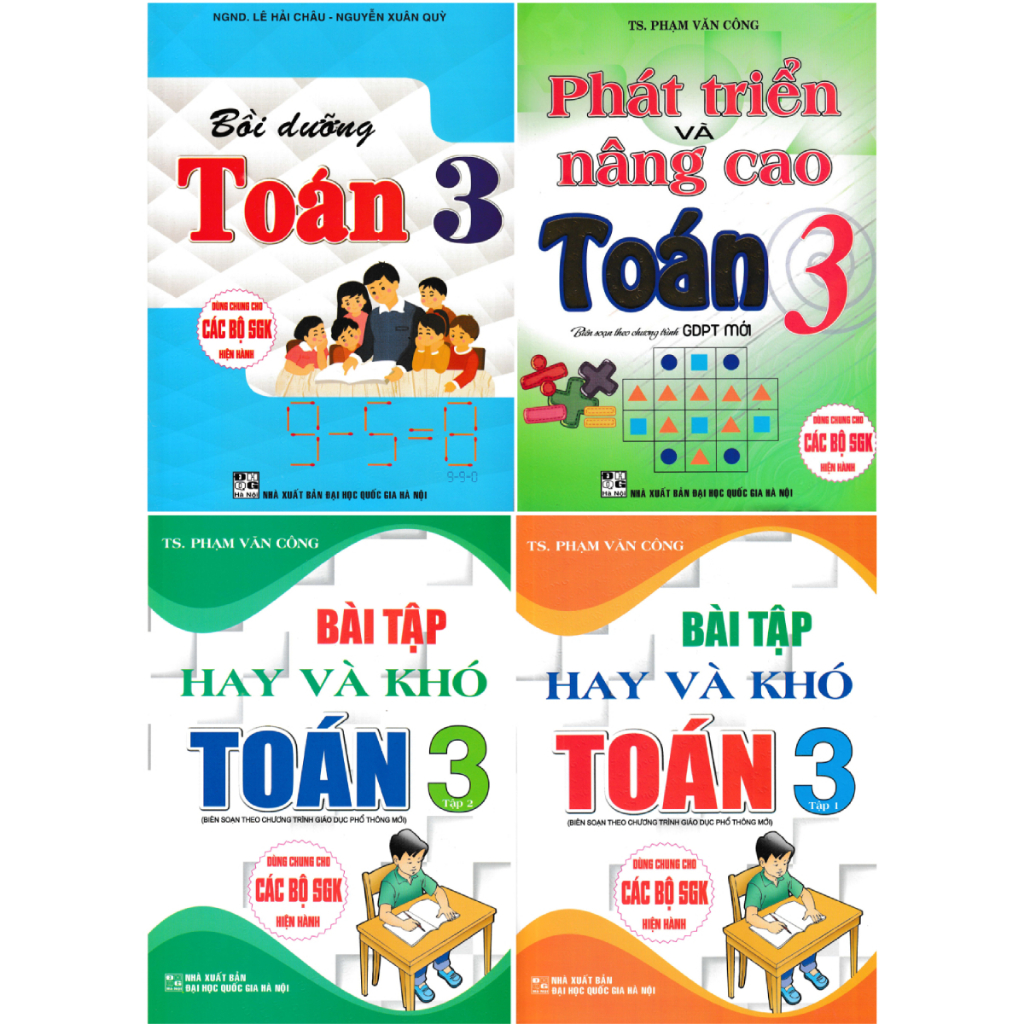SÁCH - Combo Sách Bồi Dưỡng Học Sinh Giỏi Toán Lớp 3