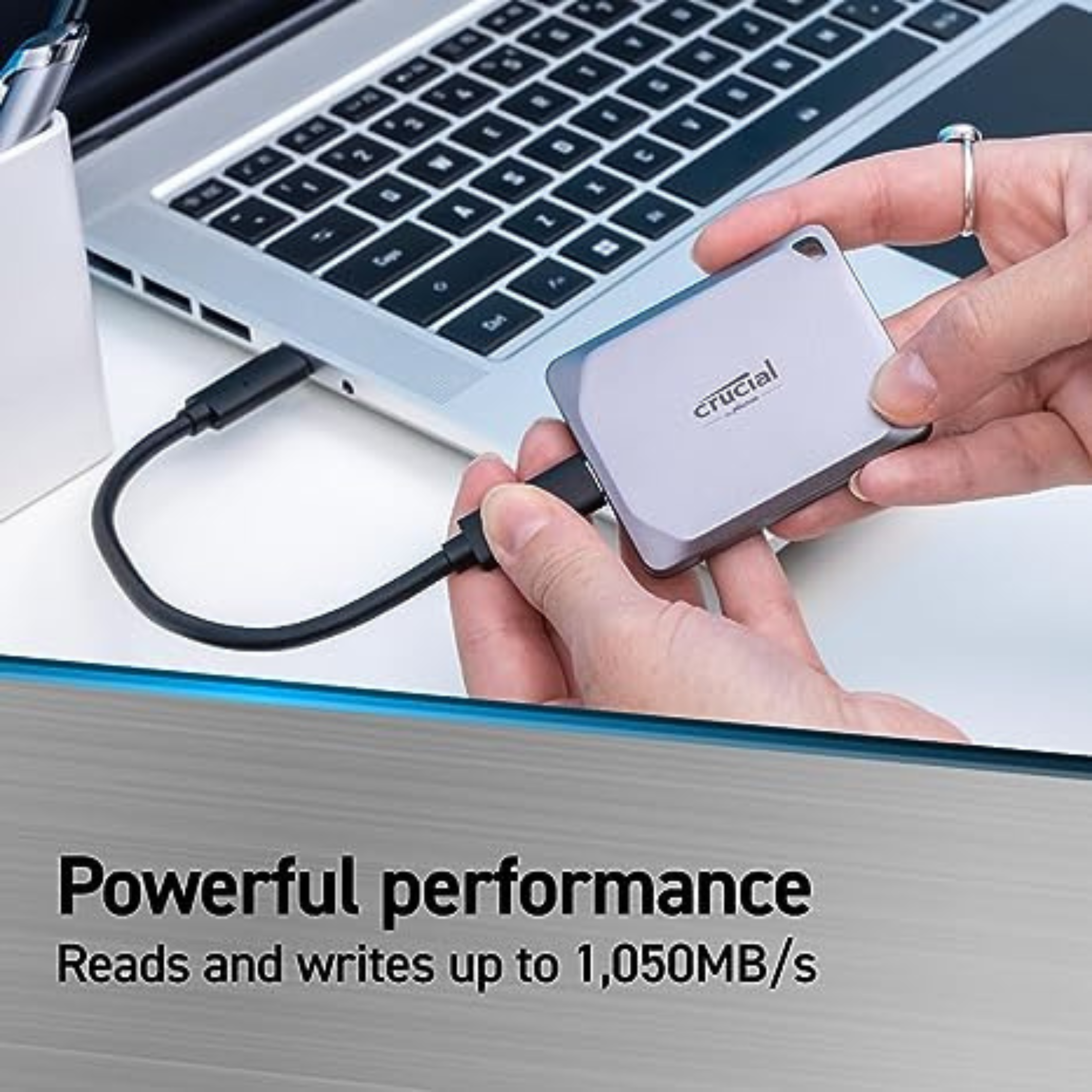 Ổ cứng SSD di động 4TB SSD Crucial X9 Pro USB 3.2 Gen-2 2x2 CT4000X9PROSSD9 - HÀNG CHÍNH HÃNG