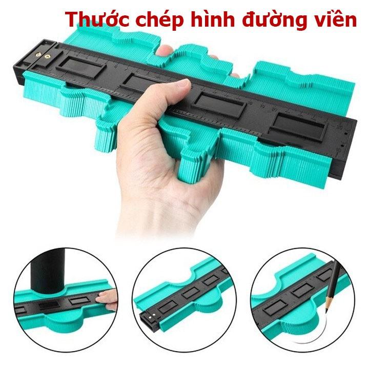 Loại 25cm -Thước sao chép hình dạng đa năng - dụng cụ sao chép đường viền mọi hình dạng bất kỳ
