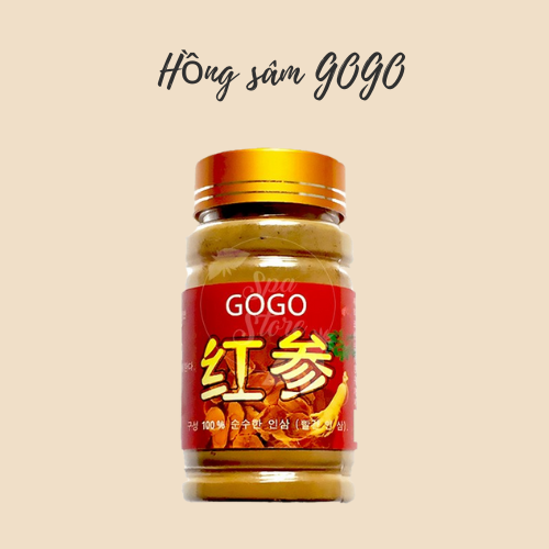 Bột hồng sâm cấy đẹp da Hàn Quốc Gogo, dùng cho spa và cá nhân
