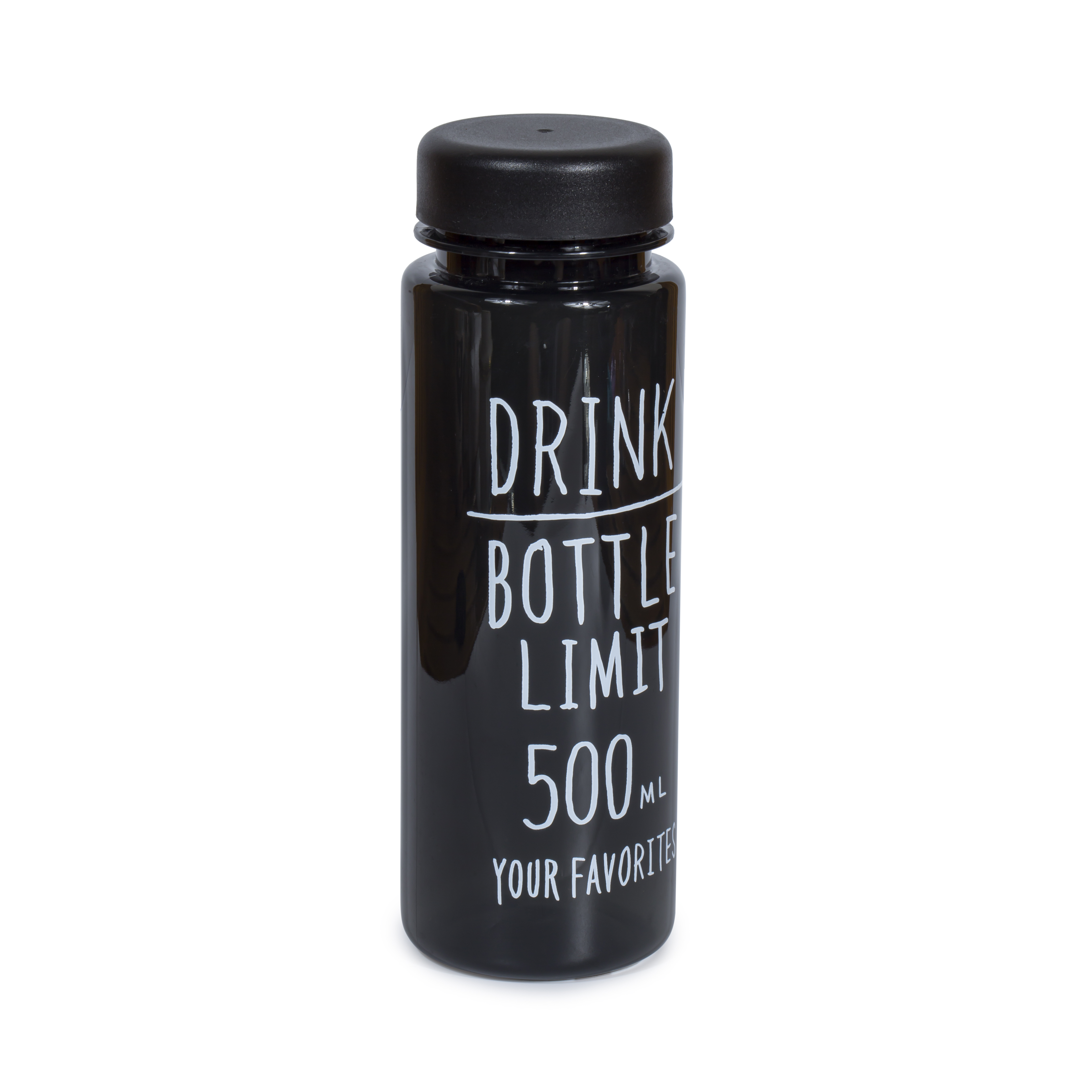 Bình Nhựa Đựng Nước Bottle Drink Limit, Dung Tích 500ml, Nhỏ Gọn Tiện Lợi Màu Đen ANNI