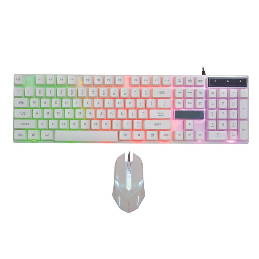 Gaming Keyboard Mouse Combo Set RGB LED Backlight
