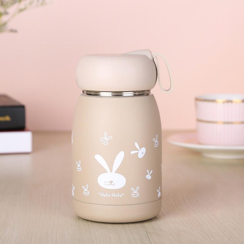 320ML Trẻ Em Giữ Nhiệt Dễ Thương Cà Phê Máy Hút Bình Thép Không Gỉ 304 Du Lịch Uống Nước Thermoses Ly Và Cốc Cho trẻ Em