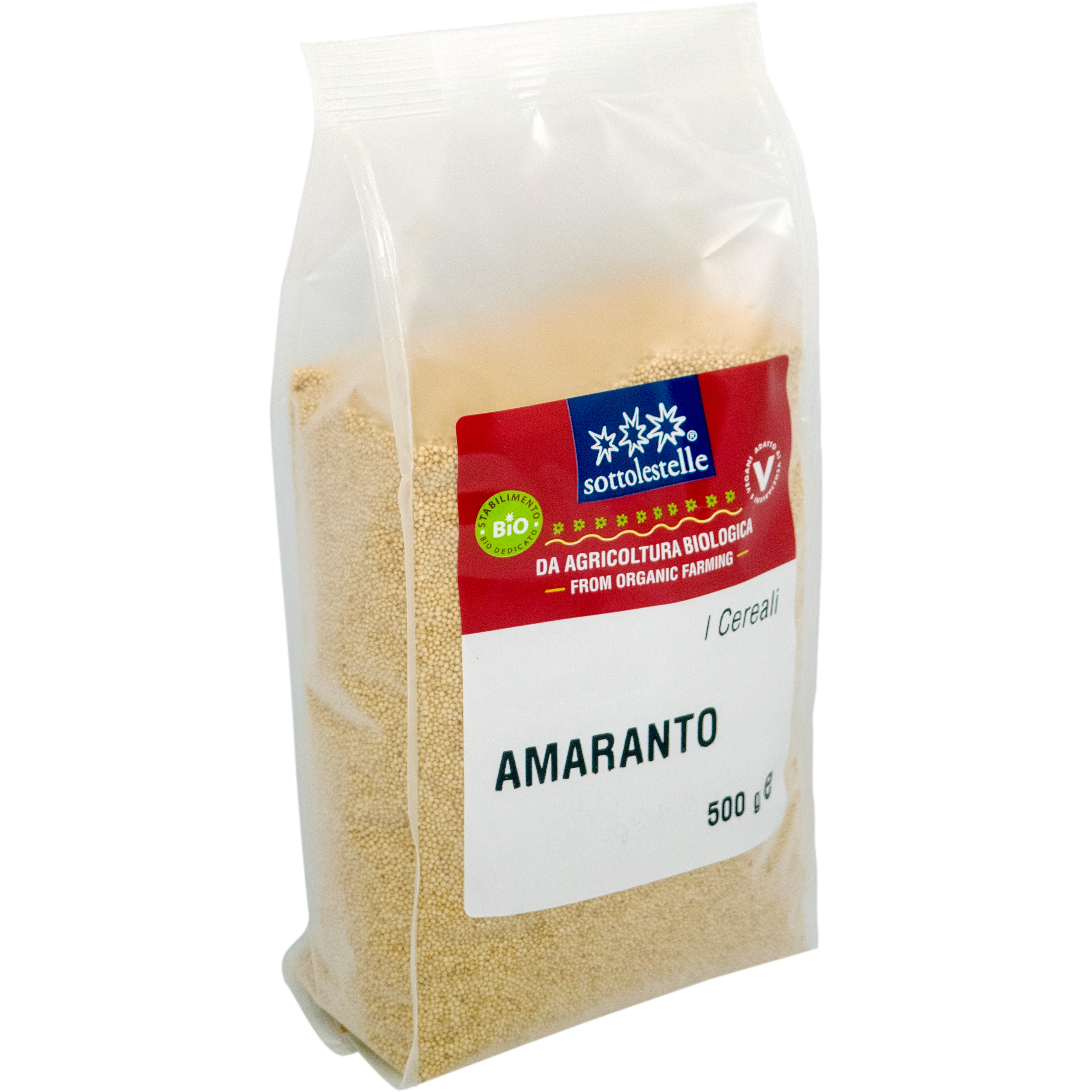 Hạt dền Amaranth hữu cơ Sottolestelle 500g Organic Amaranth