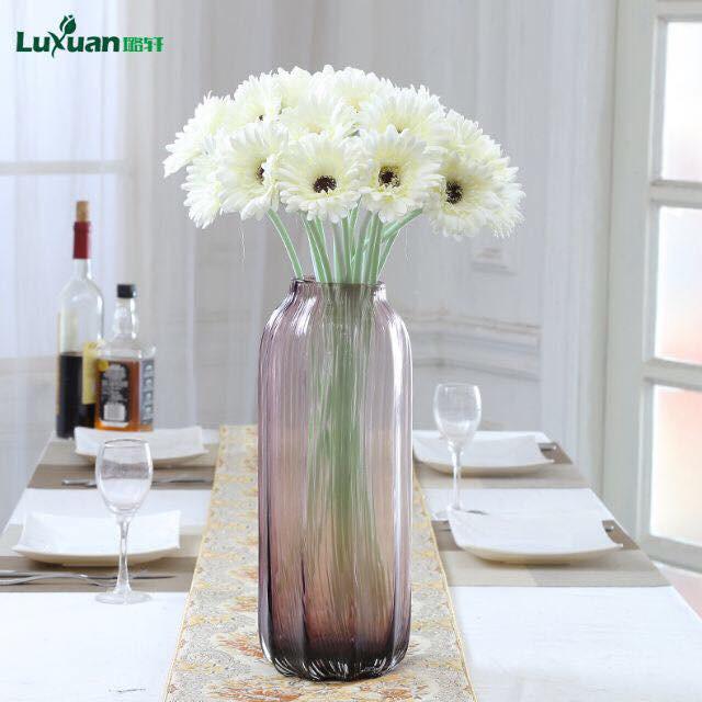 Hoa giả, hoa cúc cánh kép siêu đẹp cành dài hoa to 10cm