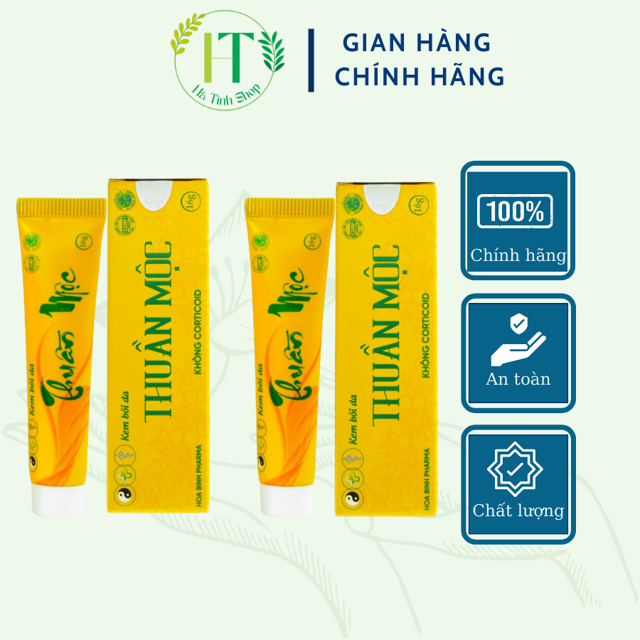 Kem Bôi Da Thuần Mộc Thanh Mộc Hương Chàm Sữa Nấm Da Đầu Vảy Nến An Toàn Cho Trẻ Đến Mẹ Bầu 16G - 2 Tuýp