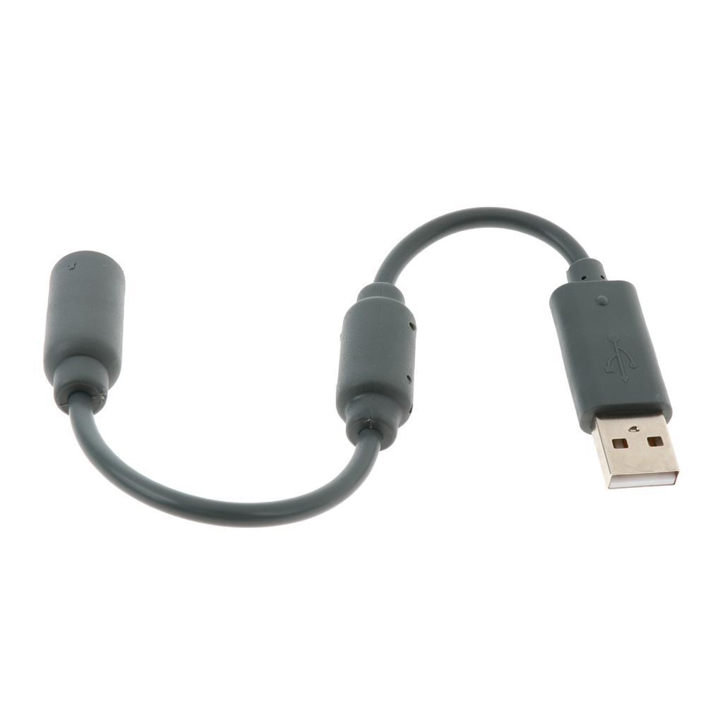 USB Converter Cable for 360 Controller Breakaway Cord - Black