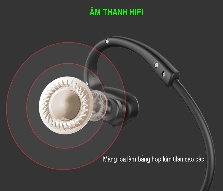 Tai Nghe Thể Thao Kết Nối Bluetooth H6 Chống Nước, Chống Rơi