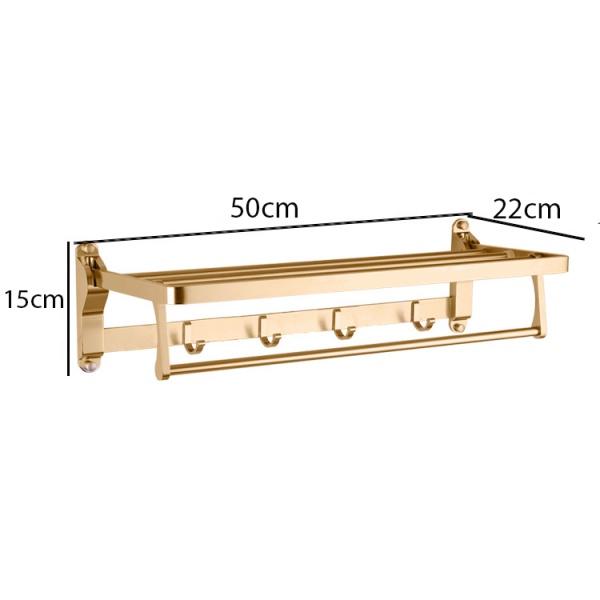 Giá Treo Khăn Có Móc Gắn Tường Tiện Lợi MT03