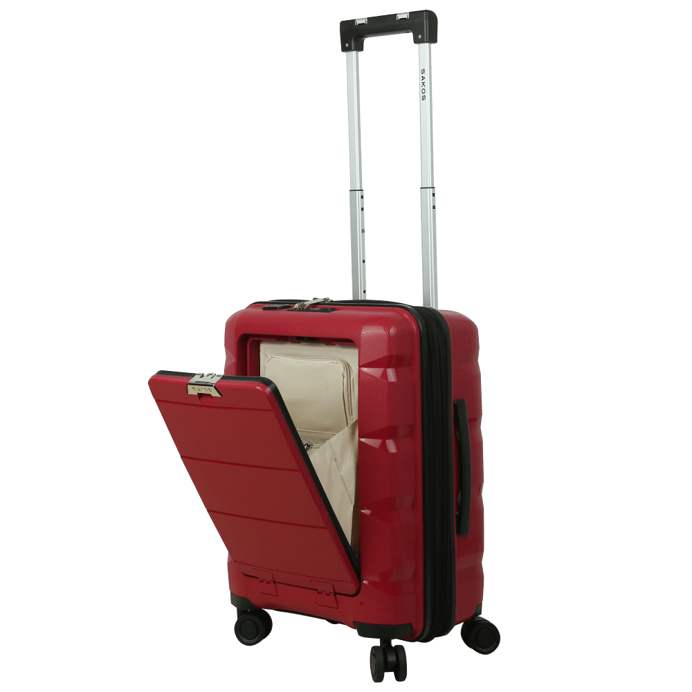 Vali Kéo Nhựa Du Lịch SAKOS CAPOLA - Size S (20inch)/ Xách Tay (Cabin) - Khóa TSA - Nhựa PP