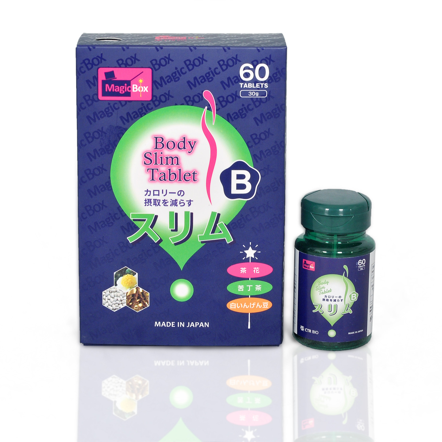 Viên uống Hỗ trợ giảm cân Magic Box AB Speedset Nhật Bản - Hàng chính hãng
