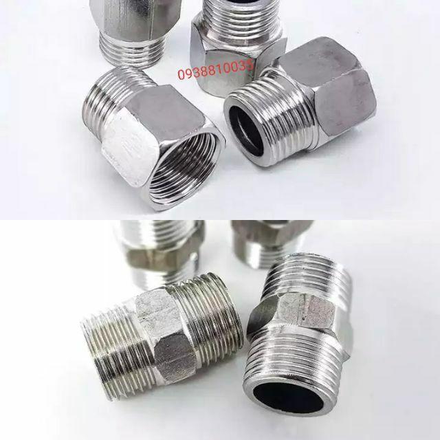 ĐẦU NỐI REN TRONG, REN NGOÀI INOX PHI 21