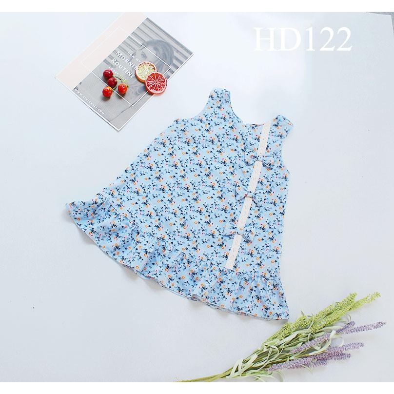 Đầm bé gái dáng A xinh -chất vải cotton lạnh mặc thoáng mát
