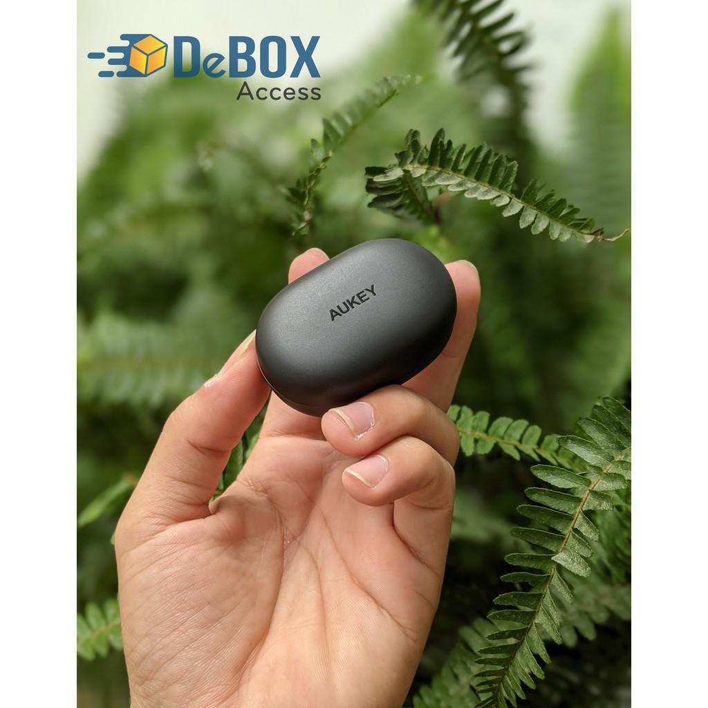 Tai Nghe Bluetooth Không Dây TWS AUKEY EP-T25, BT 5.0, Nghe 25H, Cảm Ứng, Chống Nước IPX5, Nghe Độc Lập 2 Tai - Hàng Chính Hãng