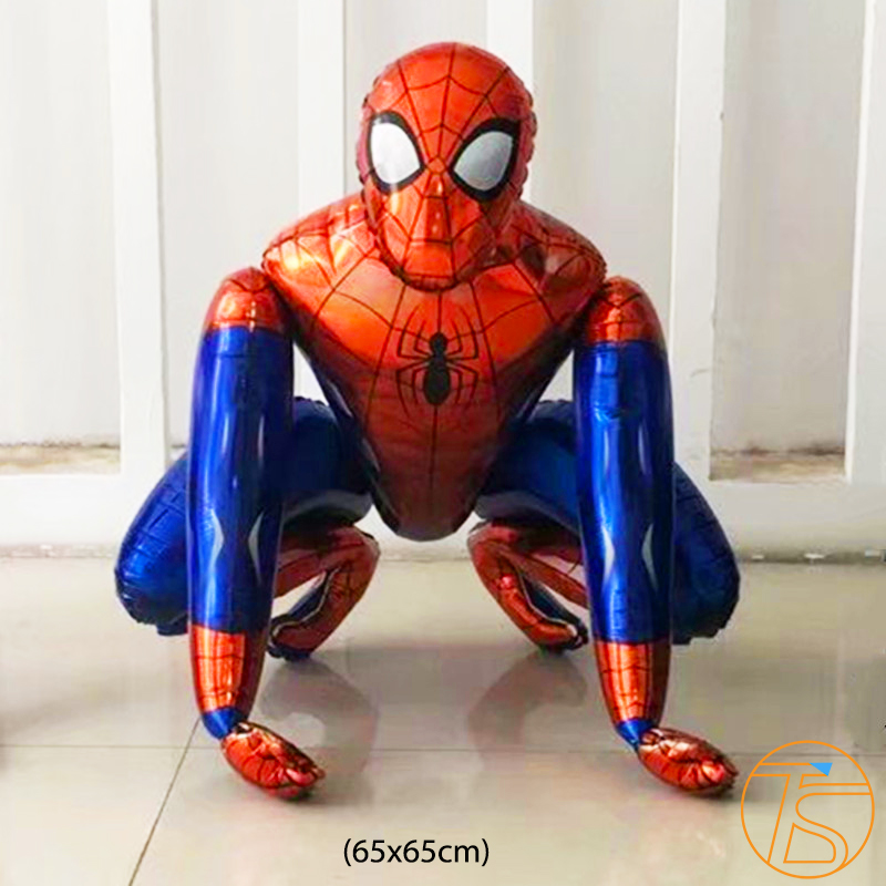 Bong bóng trang trí sinh nhật người nhện, người sắt, người dơi - Bóng trang trí sinh nhật các chiến binh siêu anh hùng - Bộ trang trí happy birthday - Spiderman, Batman, Ironman