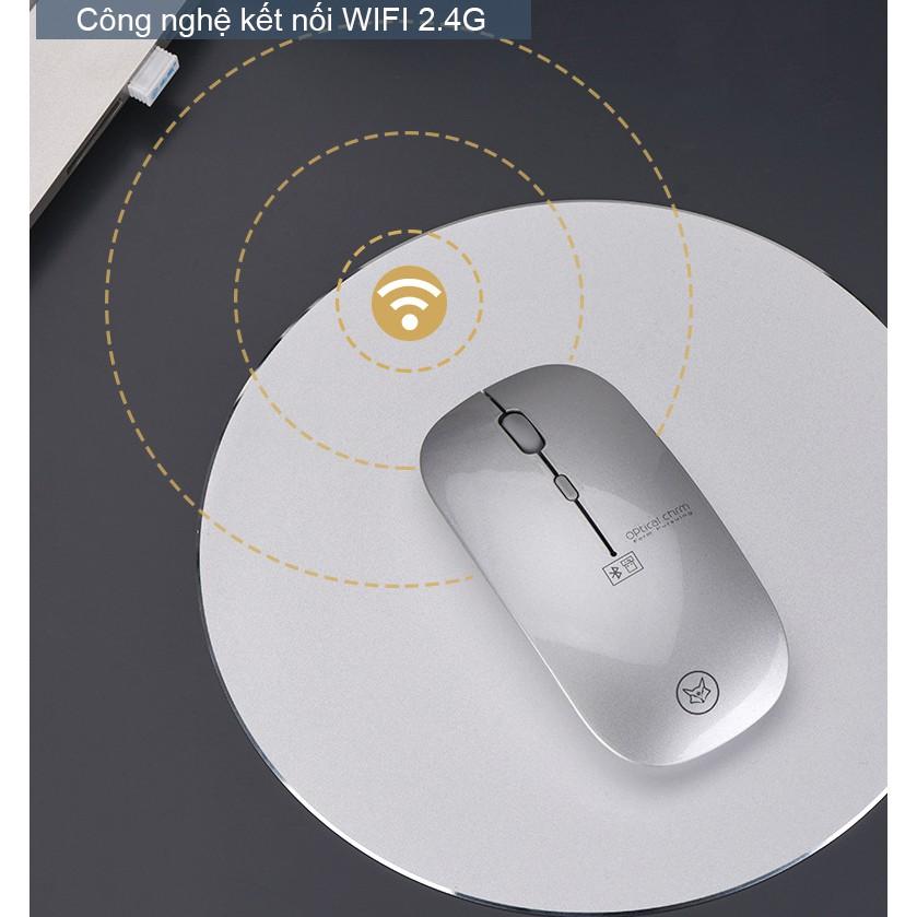 Chuột Bluetooth i-Fox (Sạc pin, USB WIFI)