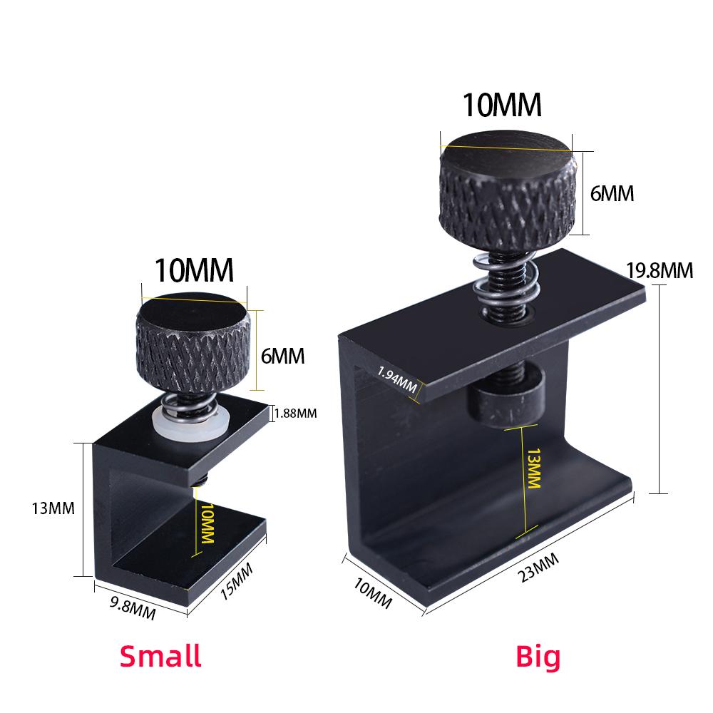 Ender 3 v2 Nhôm Có Thể Điều Chỉnh Giường Kính Heatbed Clip Giường Kẹp 3D Cho Máy In 3D Hợp Kim Ultimaker Hotbed Xây Dựng Nền Tảng Người Giữ