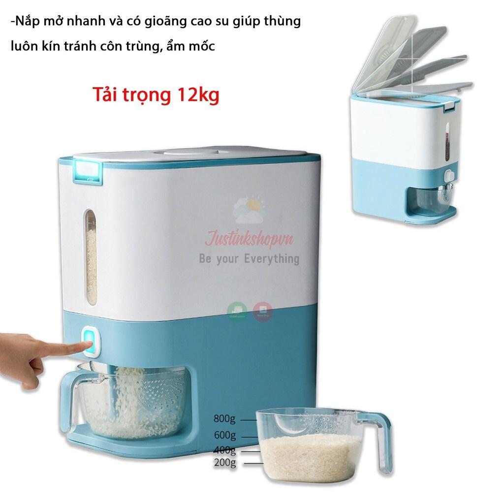 THÙNG ĐỰNG GẠO THÔNG MINH DUNG TÍCH 12KG HÀNG CAO CẤP