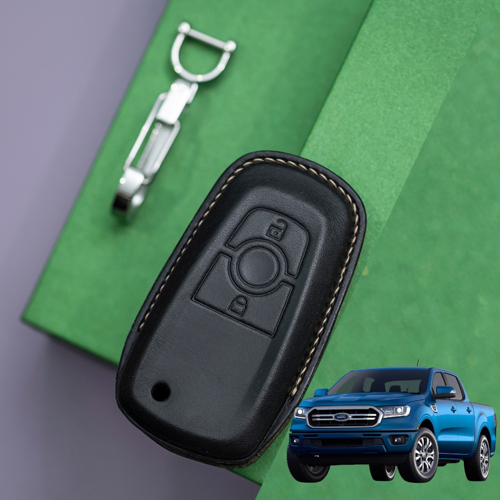 Bao Da Chìa Khóa ô tô FORD RANGER XL | Bọc chìa khóa ô tô da thật khâu tay