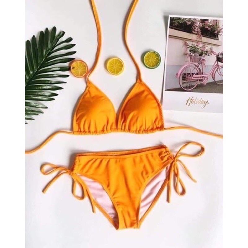 set bikini đồ bơi tam giác đơn giản