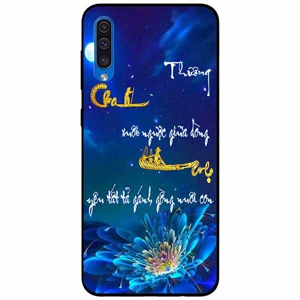 Ốp lưng in cho Samsung A50 Mẫu Thư Pháp Cha Mẹ