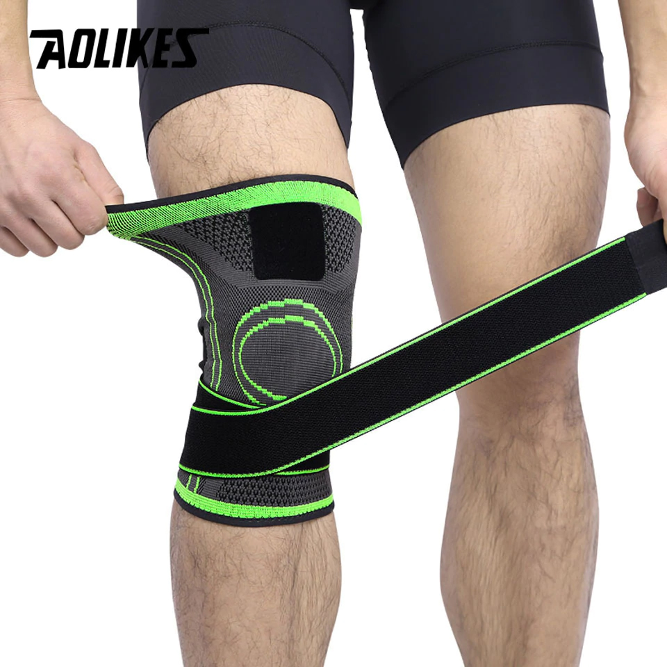 Bộ 2 băng đai bảo vệ đầu gối AOLIKES A-7720 Breathable Sport knee support