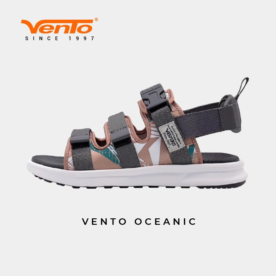 Giày Sandals Vento OCEANIC màu Be Tro Nữ đi học/đi làm NB126